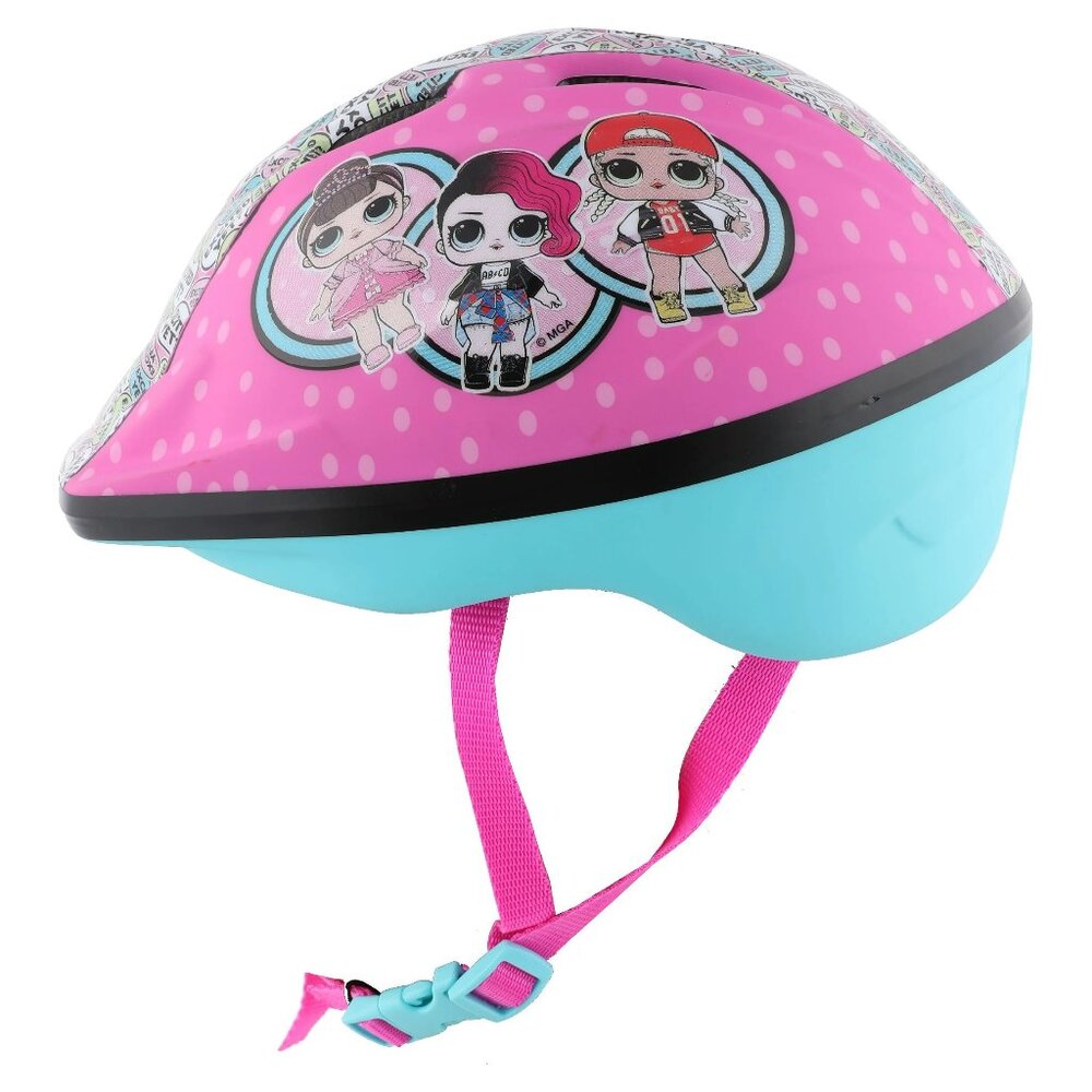 LOL Surprise Kids Bicycle Helmet 5+ Adjustable Lightweight Girls Protective